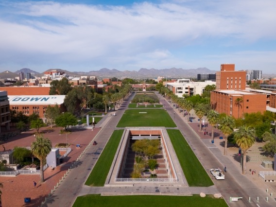 University of Arizona campus wide shot