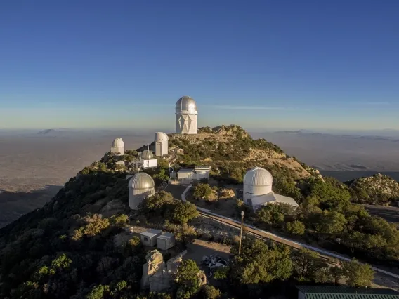 aerial view of Kitt Peak National Observatory